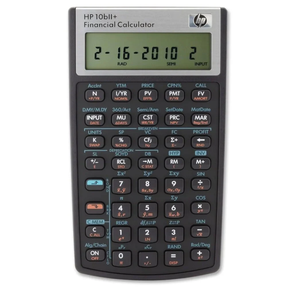 HP 10bII+ Financial Calculator
